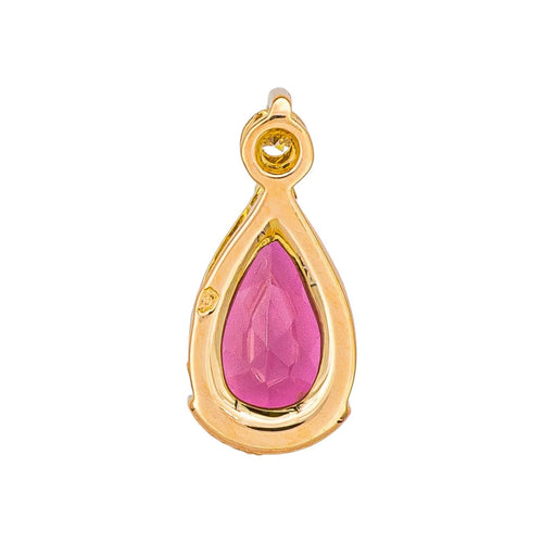 Pendentif Pendentif Or rose Tourmaline, Diamant 58 Facettes 5063527CN