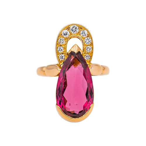 Bague 54 Bague  Tourmaline, Diamant 58 Facettes 5063528CN
