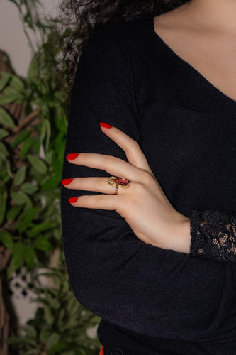 Bague 54 Bague  Tourmaline, Diamant 58 Facettes 5063528CN