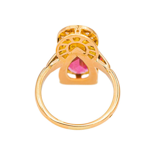 Bague 54 Bague  Tourmaline, Diamant 58 Facettes 5063528CN