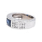 Bague 54 Bague Or blanc Saphir, Diamant 58 Facettes 5106091CN