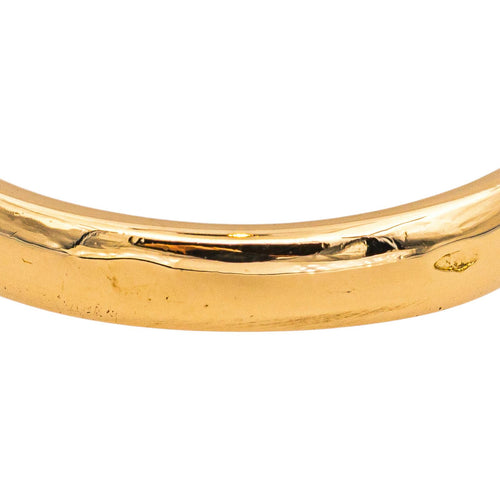 Bague 54 Bague  Demi-alliance  Or jaune Diamant 58 Facettes 5114924CN
