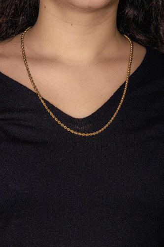 Collier Collier Maille torsadée Or jaune 58 Facettes 5177672RV