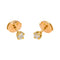 Boucles d'oreilles Boucles d'oreilles Puces Or jaune Diamant 58 Facettes 5177685RV