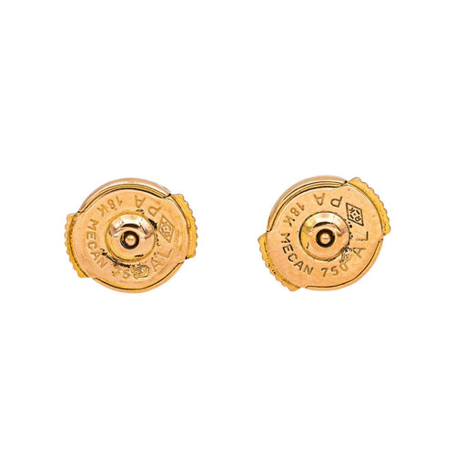 Boucles d'oreilles Boucles d'oreilles Puces Or jaune Diamant 58 Facettes 5177685RV