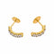 Boucles d'oreilles Boucles d'oreilles Demi-créoles  Or jaune, Or blanc Diamant 58 Facettes 5177687RV