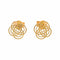 Boucles d'oreilles Ginette NY Boucles d'oreilles Puces Solo Purity Or rose 58 Facettes 5276262RV