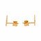 Boucles d'oreilles Ginette NY Boucles d'oreilles Puces Solo Purity Or rose 58 Facettes 5276262RV