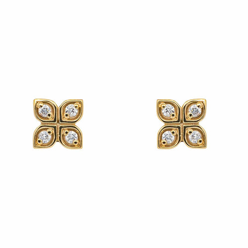 Boucles d'oreilles Boucles d'oreilles Puces Or jaune Diamant 58 Facettes 5276263RV