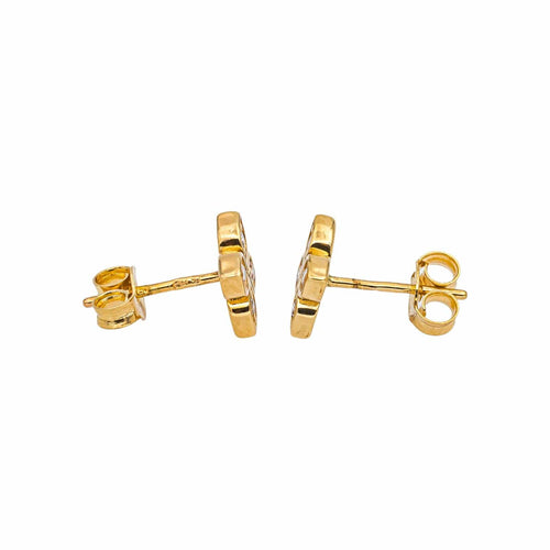Boucles d'oreilles Boucles d'oreilles Puces Or jaune Diamant 58 Facettes 5276263RV