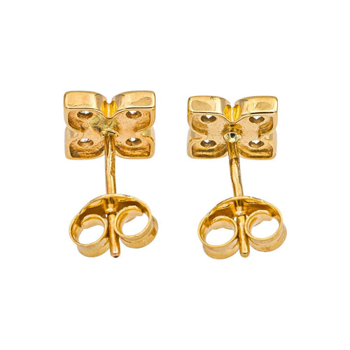Boucles d'oreilles Boucles d'oreilles Puces Or jaune Diamant 58 Facettes 5276263RV