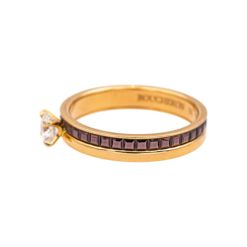 Bague 55 Boucheron Bague Solitaire Quatre Or rose, Or jaune Diamant 58 Facettes 5276276RV