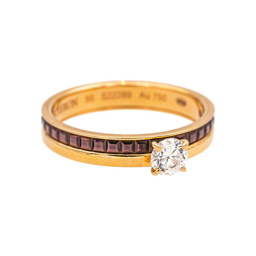 Bague 55 Boucheron Bague Solitaire Quatre Or rose, Or jaune Diamant 58 Facettes 5276276RV