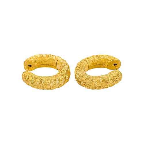 Boucles d'oreilles Boucles d'oreilles Créoles  Or jaune 58 Facettes 5236224RV
