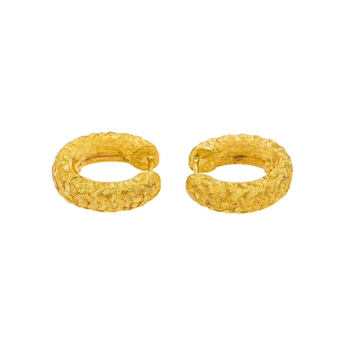 Boucles d'oreilles Boucles d'oreilles Créoles  Or jaune 58 Facettes 5236224RV