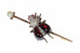 Broche Broche victorienne française en forme de barrette ornée d'un scarabée serti de grenats, de rubis et de diamants 58 Facettes 26050-0148