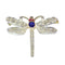 Broche Broche libellule de la fin de l'époque victorienne, ailes serties de diamants et corps en saphir, vers 1900 58 Facettes 26050-0268