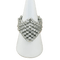 Bague 55 Bague en or blanc 750 et diamants 58 Facettes 1701