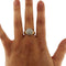 Bague Bague dôme en or jaune et blanc pavée de diamants 58 Facettes G3900
