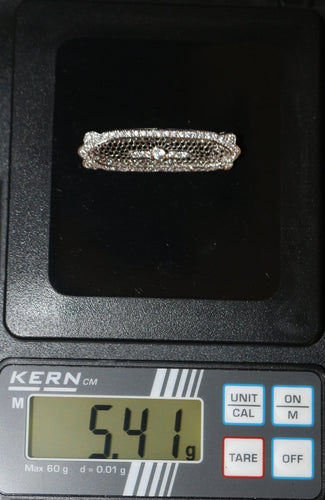 Broche Broche-barrette Art déco en or blanc 18 carats et diamants 58 Facettes 603