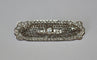 Broche Broche-barrette Art déco en or blanc 18 carats et diamants 58 Facettes 603