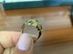 Bague 54 Bague diamant avec tourmaline verte et rose 58 Facettes BA-1217
