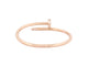 Bracelet bracelet CARTIER juste un clou crb604851 or rose 18k & 32 diamants 58 Facettes 272554