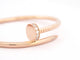Bracelet bracelet CARTIER juste un clou crb604851 or rose 18k & 32 diamants 58 Facettes 272554