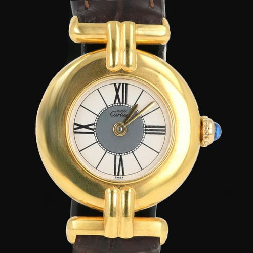 Montre Cartier Montre Colisée Must De Cartier Vermeil 58 Facettes MT44868