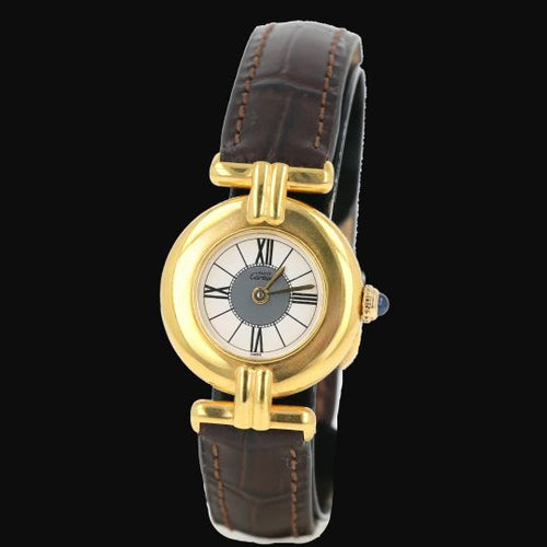 Montre Cartier Montre Colisée Must De Cartier Vermeil 58 Facettes MT44868