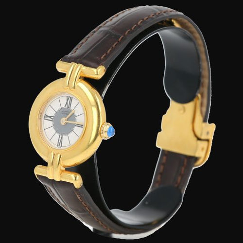 Montre Cartier Montre Colisée Must De Cartier Vermeil 58 Facettes MT44868