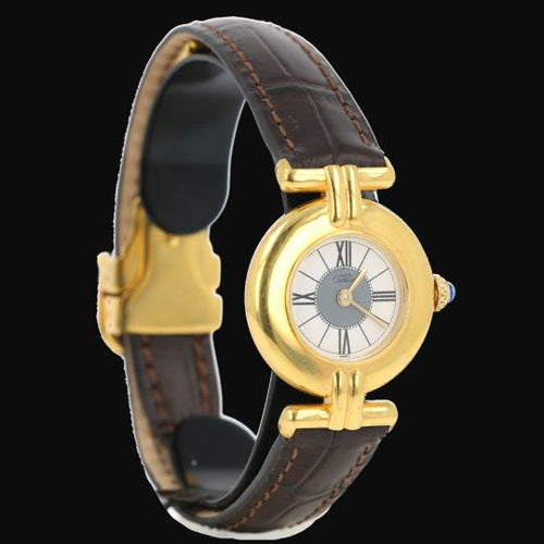 Montre Cartier Montre Colisée Must De Cartier Vermeil 58 Facettes MT44868