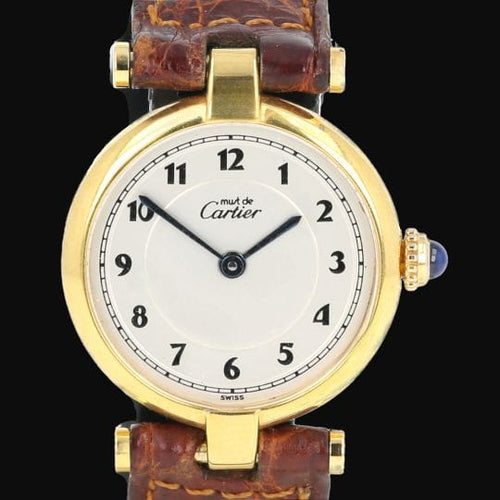 Montre Cartier Montre Must De Cartier Vermeil 58 Facettes MT44879