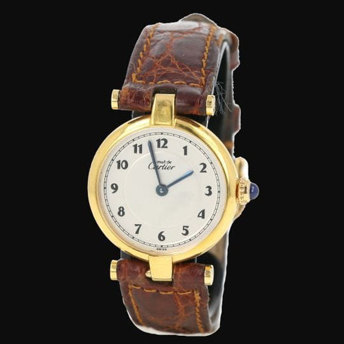 Montre Cartier Montre Must De Cartier Vermeil 58 Facettes MT44879