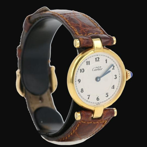 Montre Cartier Montre Must De Cartier Vermeil 58 Facettes MT44879