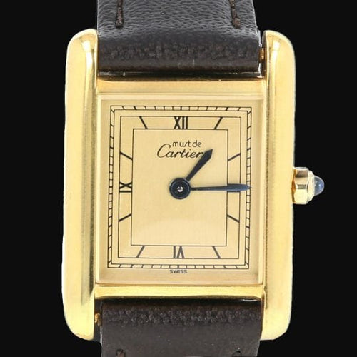 Montre Cartier Montre Tank Vermeil 58 Facettes MT44883