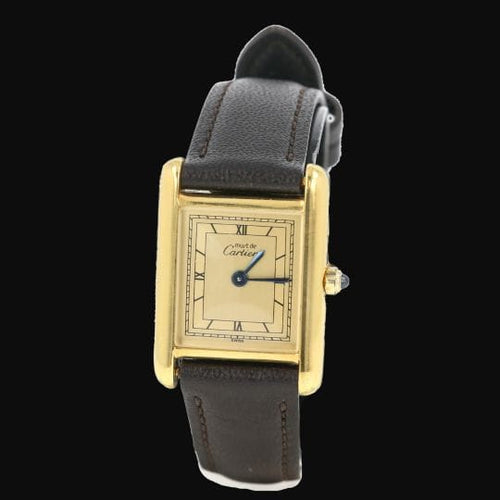 Montre Cartier Montre Tank Vermeil 58 Facettes MT44883