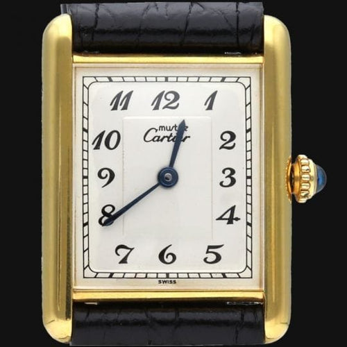 Montre Cartier Montre Tank Vermeil 58 Facettes MT44885