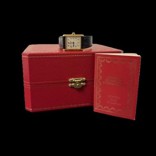 Montre Cartier Montre Tank Vermeil 58 Facettes MT44885