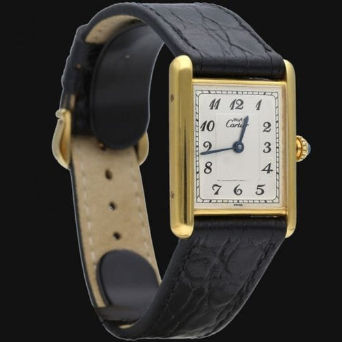 Montre Cartier Montre Tank Vermeil 58 Facettes MT44885
