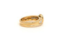 Bague 53 Bague contemporaine en or jaune, saphir et diamants taille princesse 58 Facettes 22093