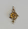 Pendentif Pendentif fleur en or jaune et rose 585 avec diamant 58 Facettes 34060084