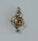 Pendentif Pendentif fleur en or jaune et rose 585 avec diamant 58 Facettes 34060084
