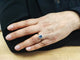 Bague 54 Bague marguerite entourage en or blanc 18K avec saphir et diamants 58 Facettes BAG.MARGT.S.ARC-FA.64