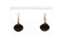 Boucles d'oreilles Boucles d'oreilles Napoléon III en or rose 18 carats serties de jais 58 Facettes B307