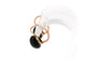 Boucles d'oreilles Boucles d'oreilles Napoléon III en or rose 18 carats serties de jais 58 Facettes B307