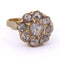 Bague 54 Bague ancienne - Bague grappolo en or 18 carats et diamants 58 Facettes AN526 (00219)