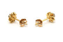 Boucles d'oreilles Boucles d'oreilles Art déco en or jaune 18 carats et diamants taille brillant (0,08 ct) 58 Facettes B722
