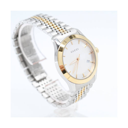 Montre Gucci G-Timeless YA126409 - Montre en acier et plaqué or 58 Facettes UKD363865FJ