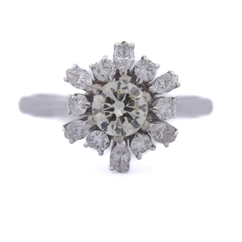 Bague 50 Bague vintage - Bague en or 18 ct et diamants 58 Facettes AN523 (00019)